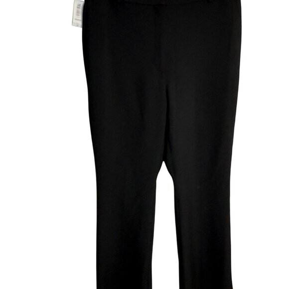 NWT Babaton Program (Re)ssential Pant High-Waisted Flared Trousers Black-sz 12 - Picture 1 of 11